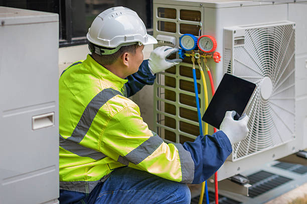 Professional Hvac Repair technician working in Central Village, CT